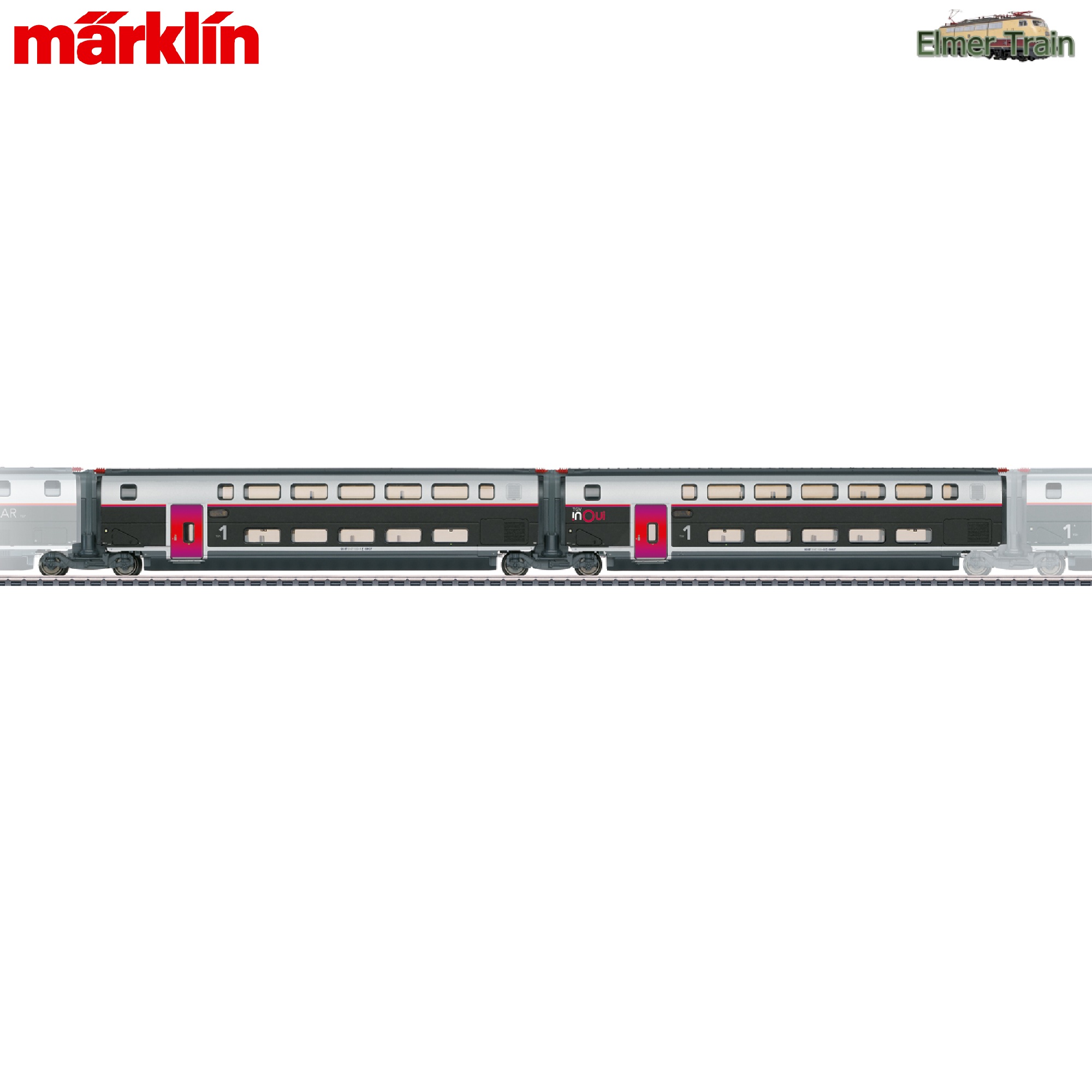 【予約】TGV INOUI Euroduplex 増結セット1 SNCF Ep6 mfx 室内灯付き