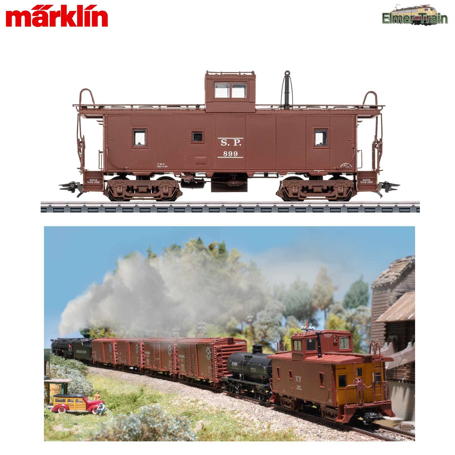 【予約】車掌車 Caboose サザン・パシフィック Ep3