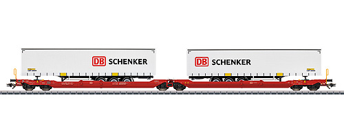 連接ポケット貨車 DBAG Ep6