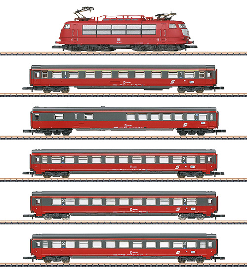 EC 64 Mozart 列車6輌セット BR 103 OeBB 客車 DBAG Ep5