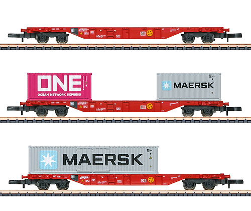 コンテナ貨車3輌セット DBAG Ep6