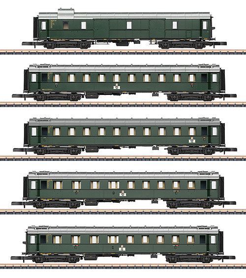 【予約】グループ29型 急行列車5輌セット DB Ep3