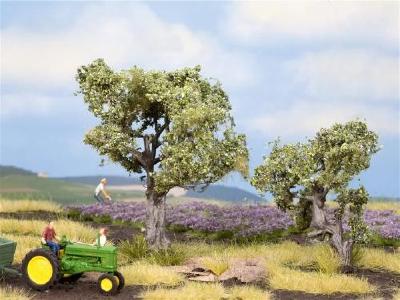 (HO)オリーブの木2本セット(60mm、90mm)