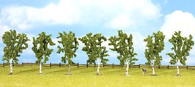 白樺　7本　高さ10cm HO/N/Z