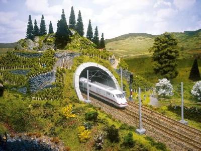 ICEトンネルポータル2線用 12.5x10cm N