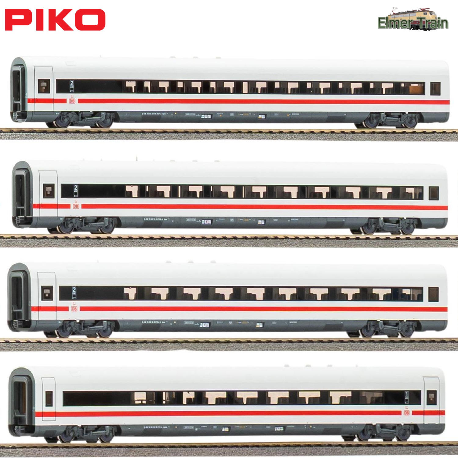 【予約】ICE-MET増結セット MET ICE 客車4輌 DBAG Ep6 室内灯付き