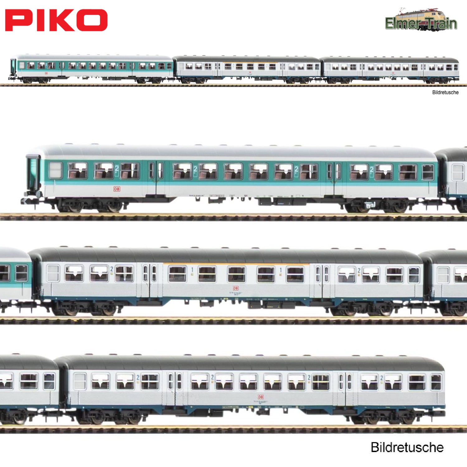 【予約】(N) n-Wagen 客車3輌セット ミントタルキス＋Silberling DBAG Ep5?