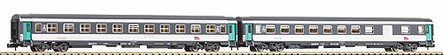 Corail 客車 2等+2等荷物室付き 2両セット SNCF Ep6