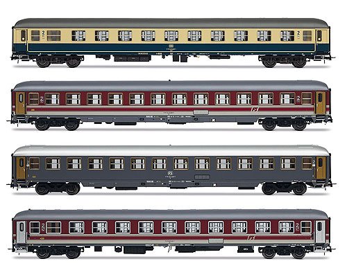 Italien-Holland-Express 客車4両セット2 FS/DB Ep5