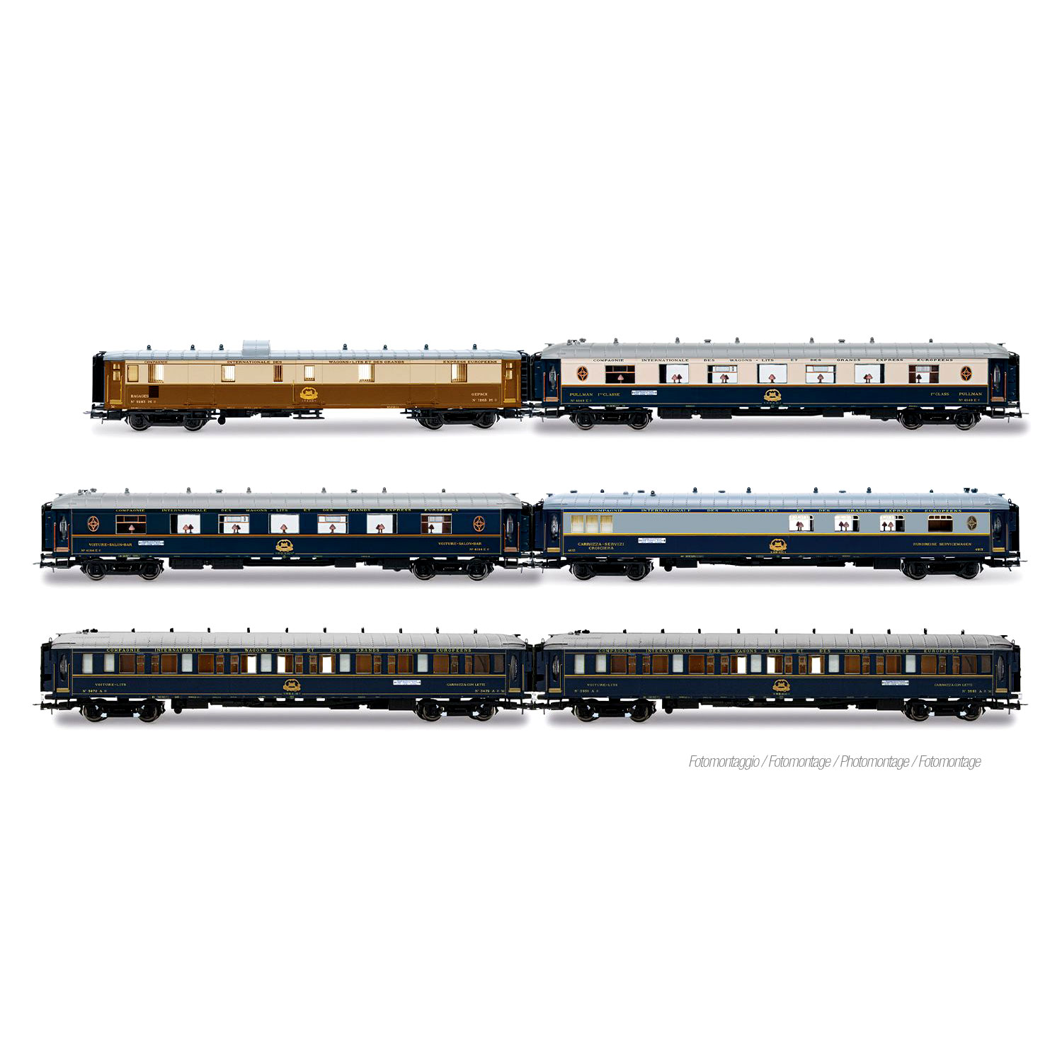 【仮予約】 Intraflug/CIWL Nostalgie-Istanbul-Orient-Express 50周年記念 6両セット Ep4