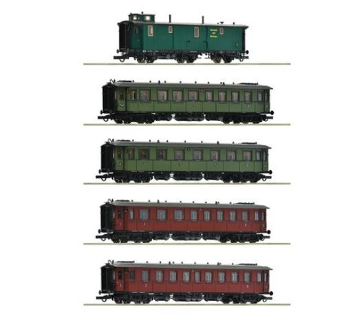 急行用客車5輌セット K.W.St.E. Ep1