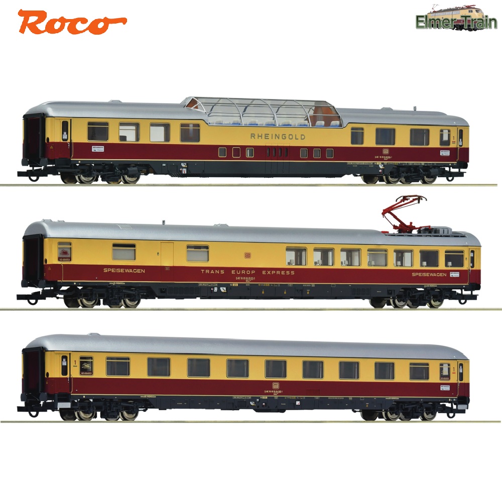 【予約】Rheingold セット1 客車3輌 ドームカー入り AKE Ep6