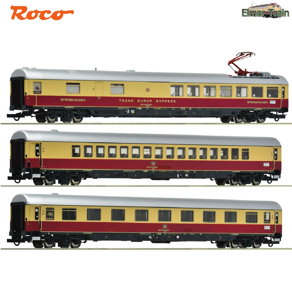 Rheingold セット2 客車3輌 オープンコーチ入り AKE Ep6