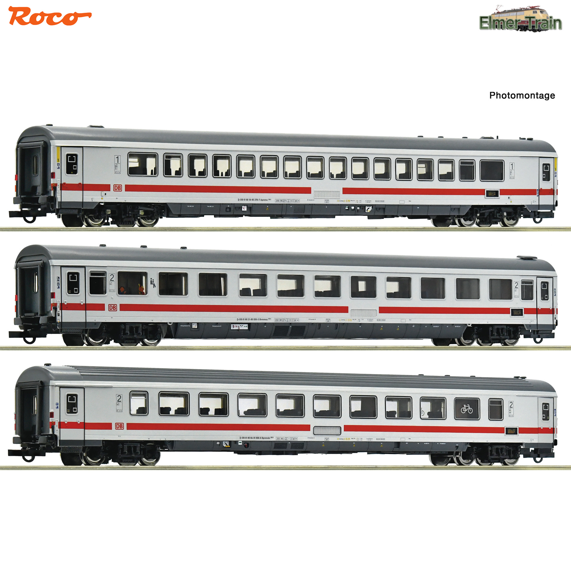 【予約】IC 2013 Allgaeu 列車セット1 オープンコーチ入り 客車3輌 DBAG Ep6