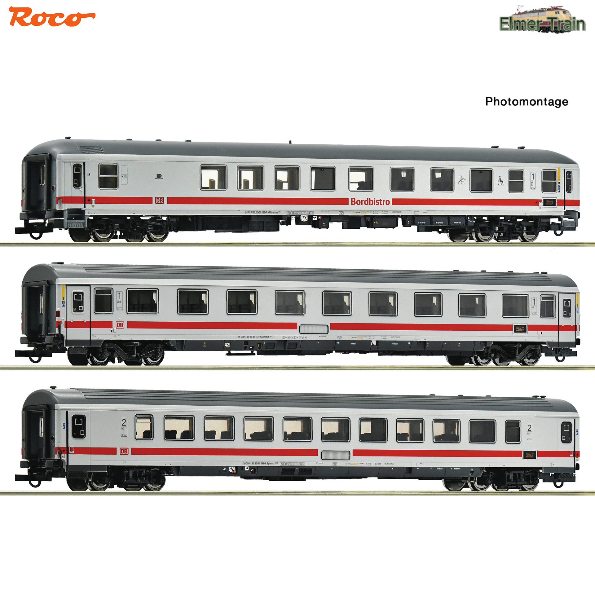 【予約】IC 2013 Allgaeu 列車セット2 ビストロコーチ入り 客車3輌 DBAG Ep6