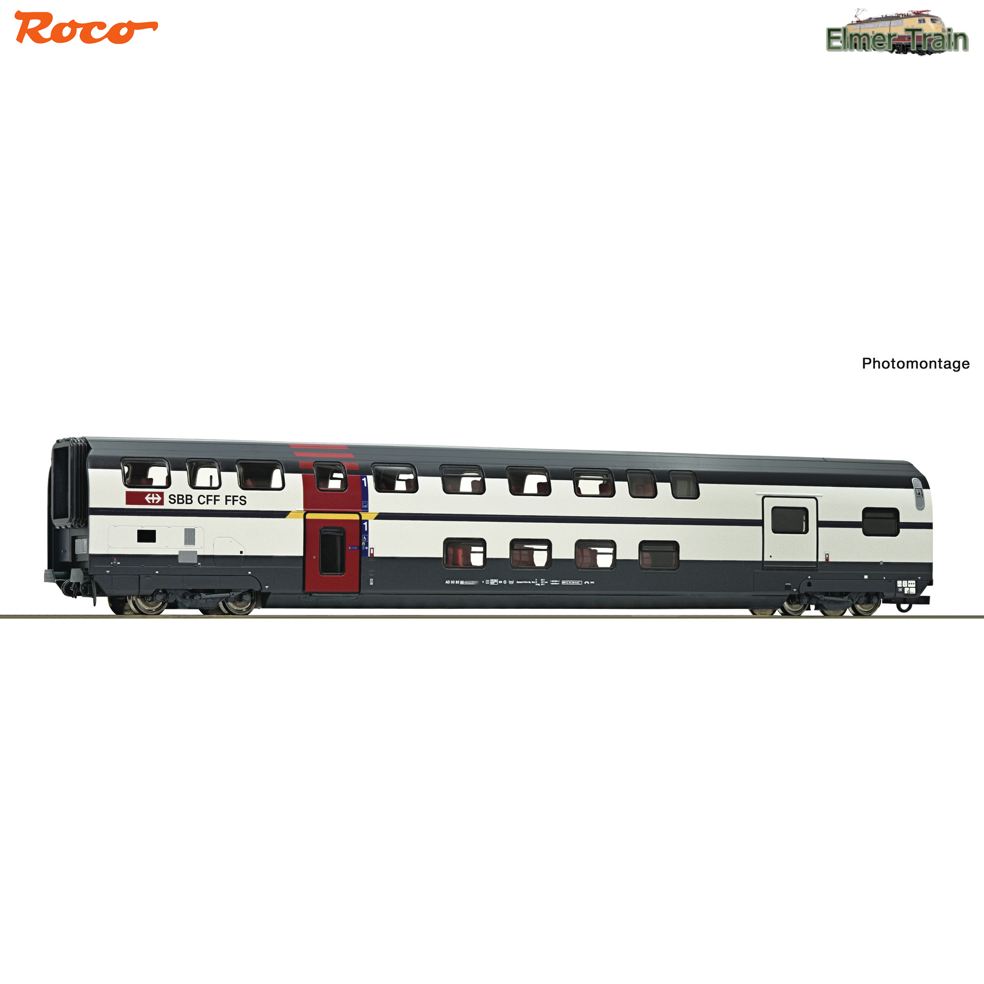 【予約】IC 2000 二階建て1等/荷物車 SBB Ep5 Ep6