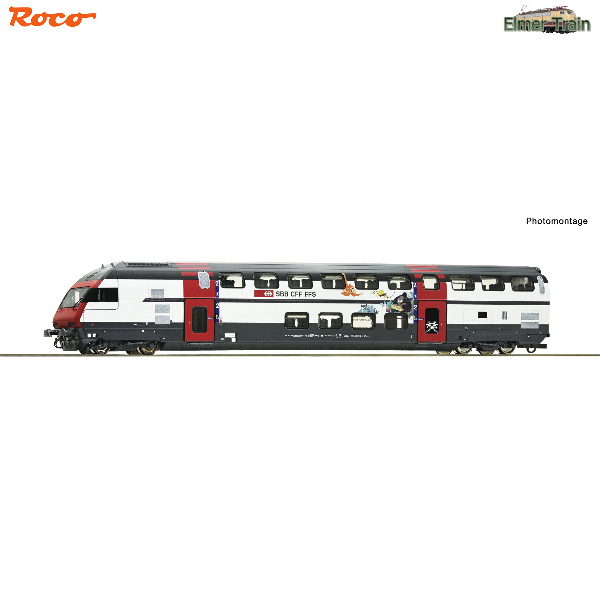 【予約】AC仕様 IC 2000 二階建て2等制御車 SBB Ep5 Ep6 DCC
