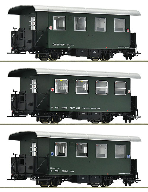 (HOe) 客車3輌セット OeBB Ep4 Ep5