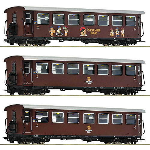 (HOe) 客車3輌セット Oetscherbaer Noevog Ep6
