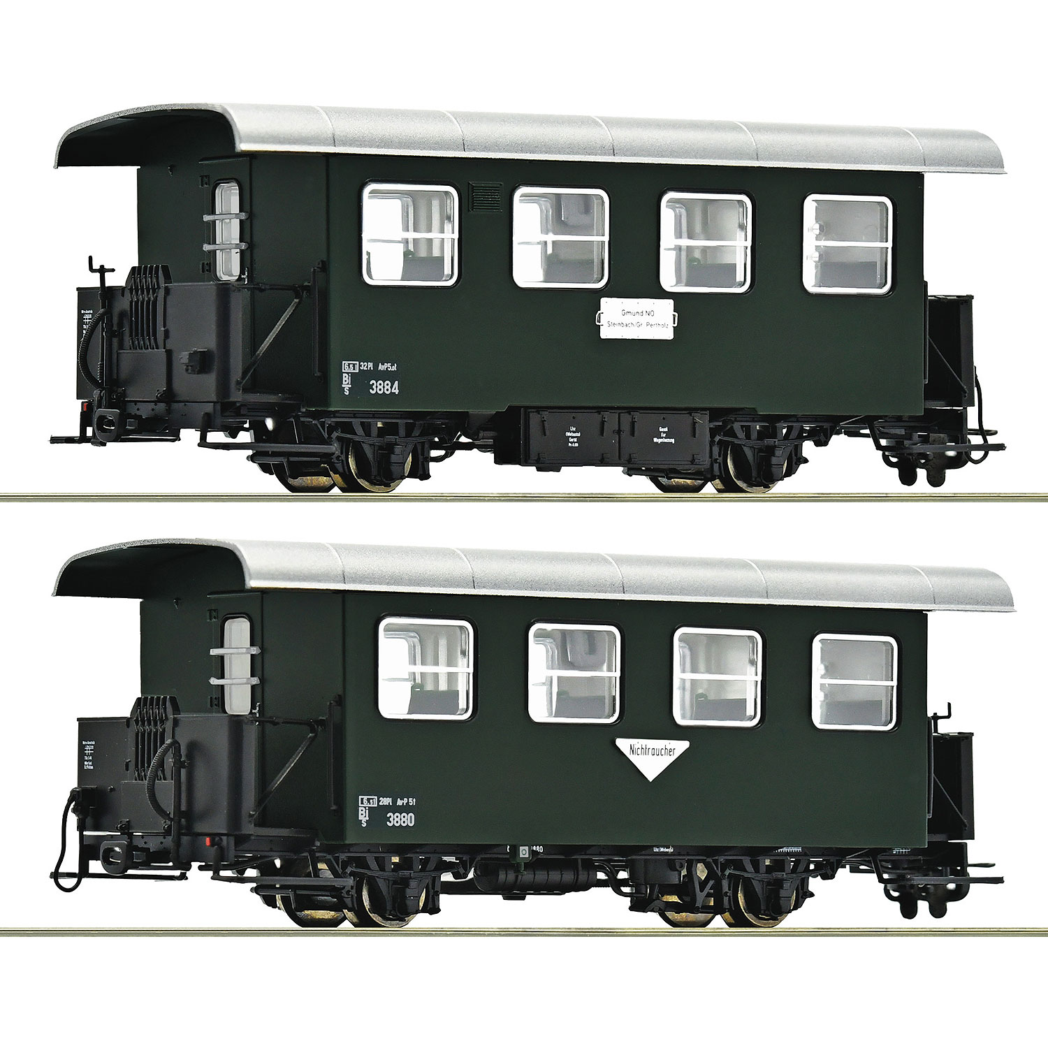 (HOe)  2軸客車2輌セット OeBB Ep4