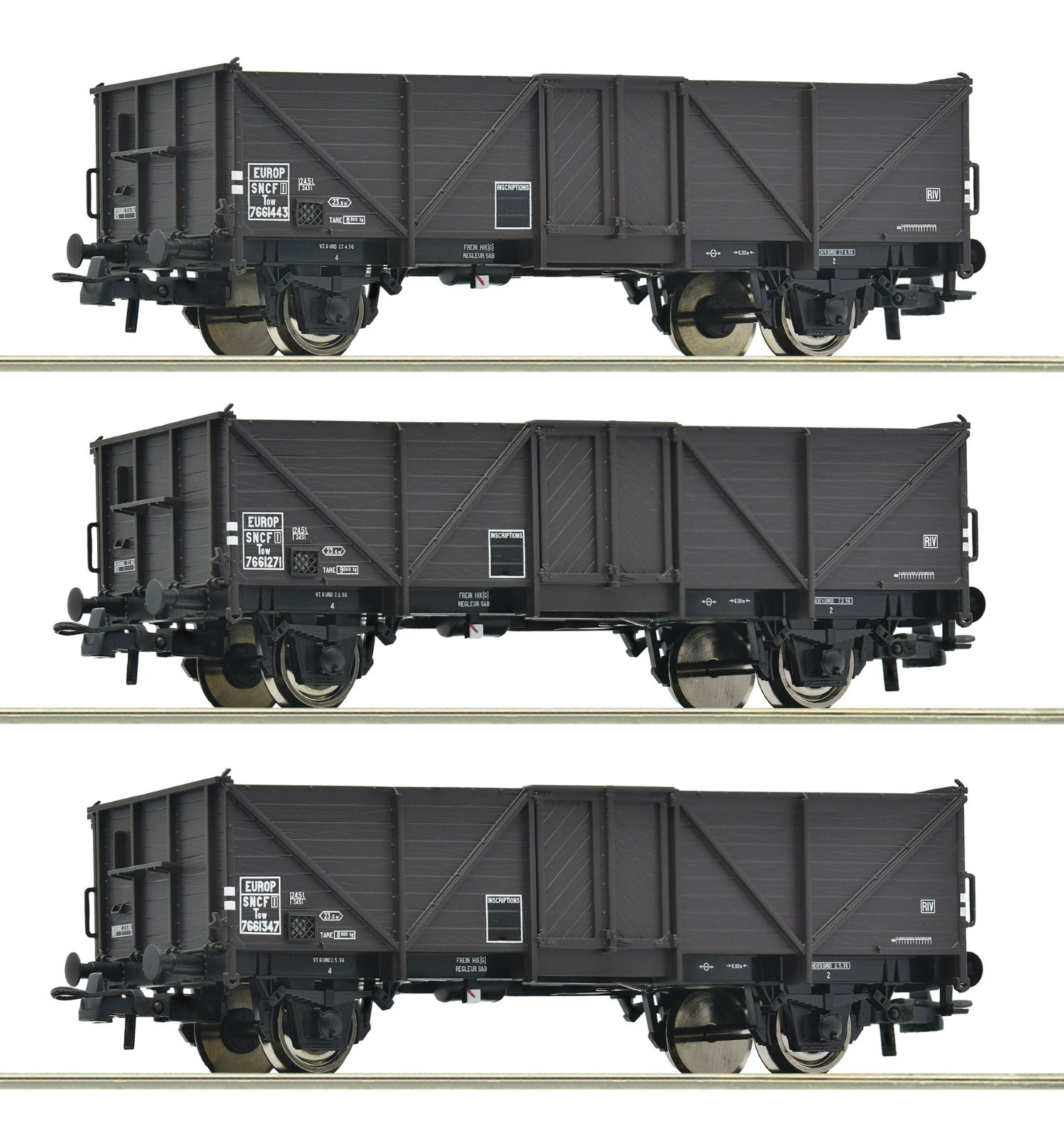無蓋貨車3輌セット SNCF Ep3