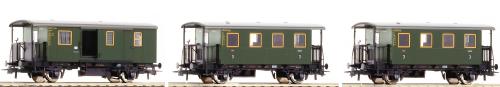 2軸客車 3輌セット DB Ep3
