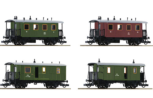 2軸客車 4輌セット kkStB Ep1
