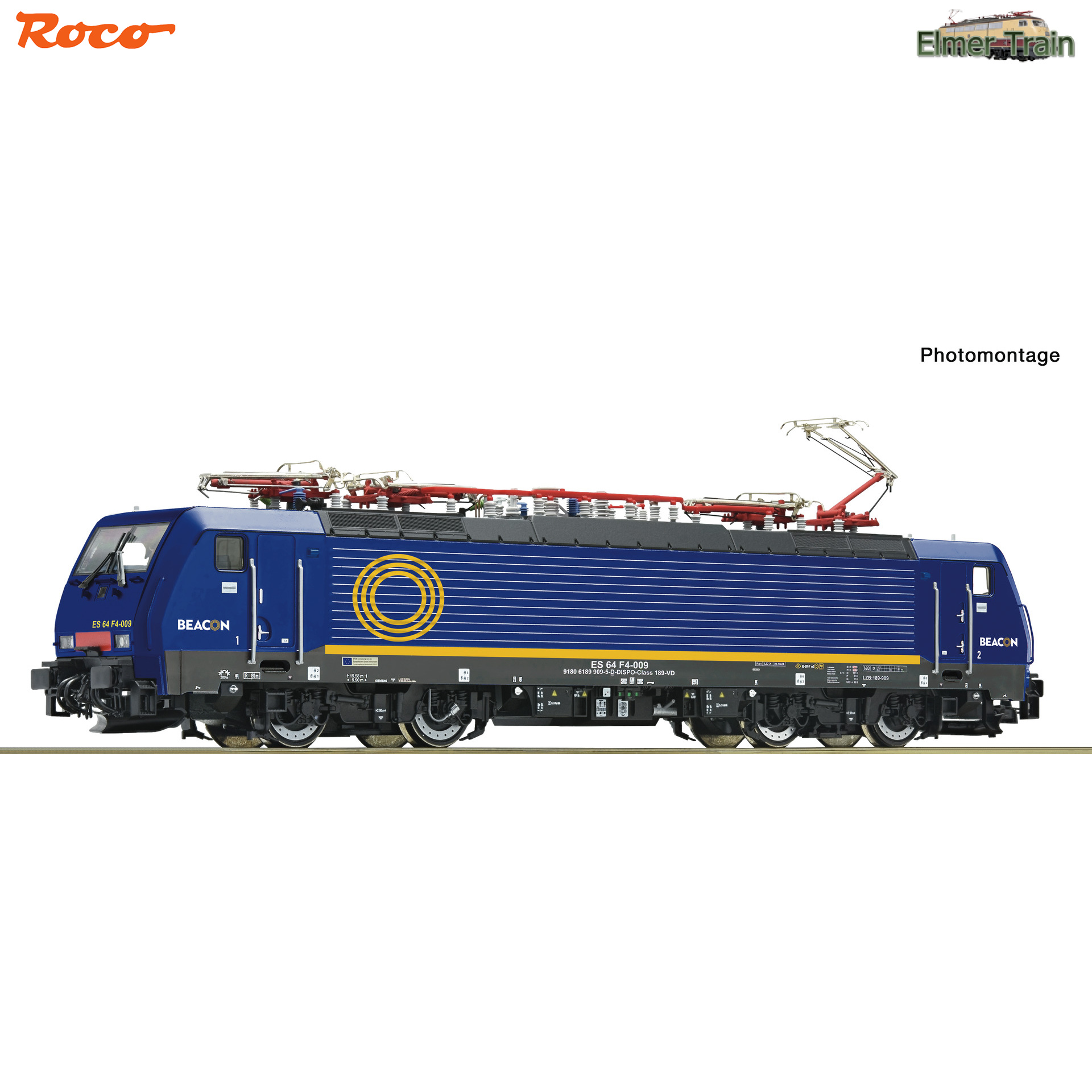 【予約】EL class 189 909-5 Beacon Rail Ep6