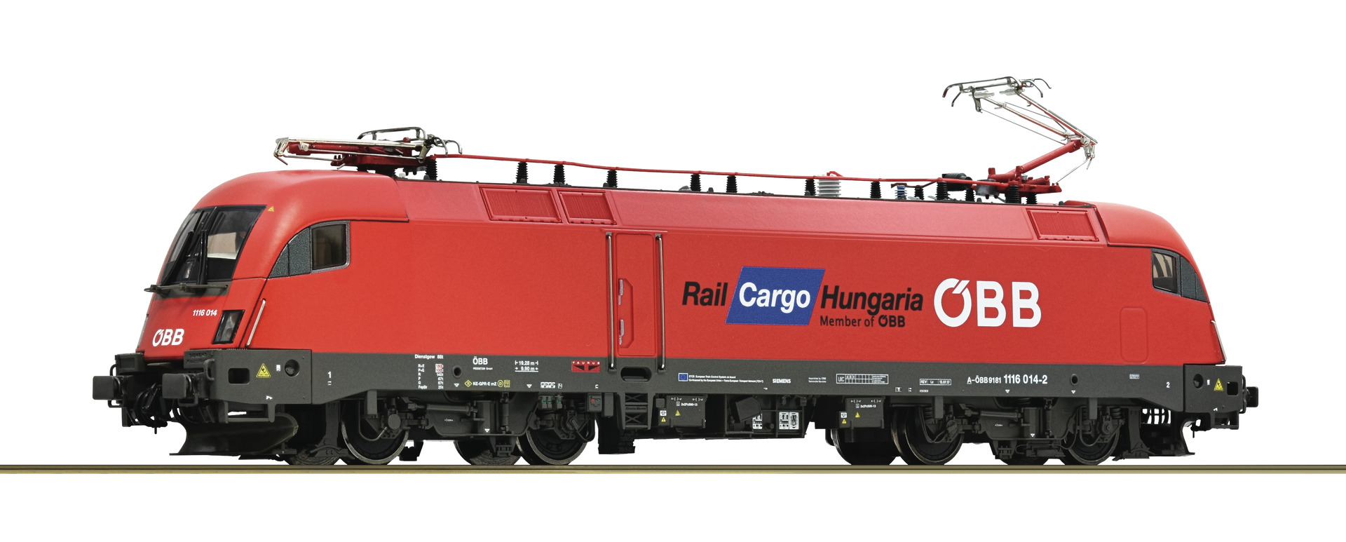 【予約】EL Taurus Rh 1116 014-2 "Rail Cargo Hungaria“ OeBB Ep6 DCC Sound