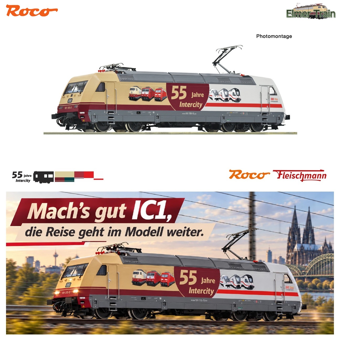 【予約】（HO）EL BR101 InterCity 55周年記念ラッピング DBAG Ep6 DCC Sound