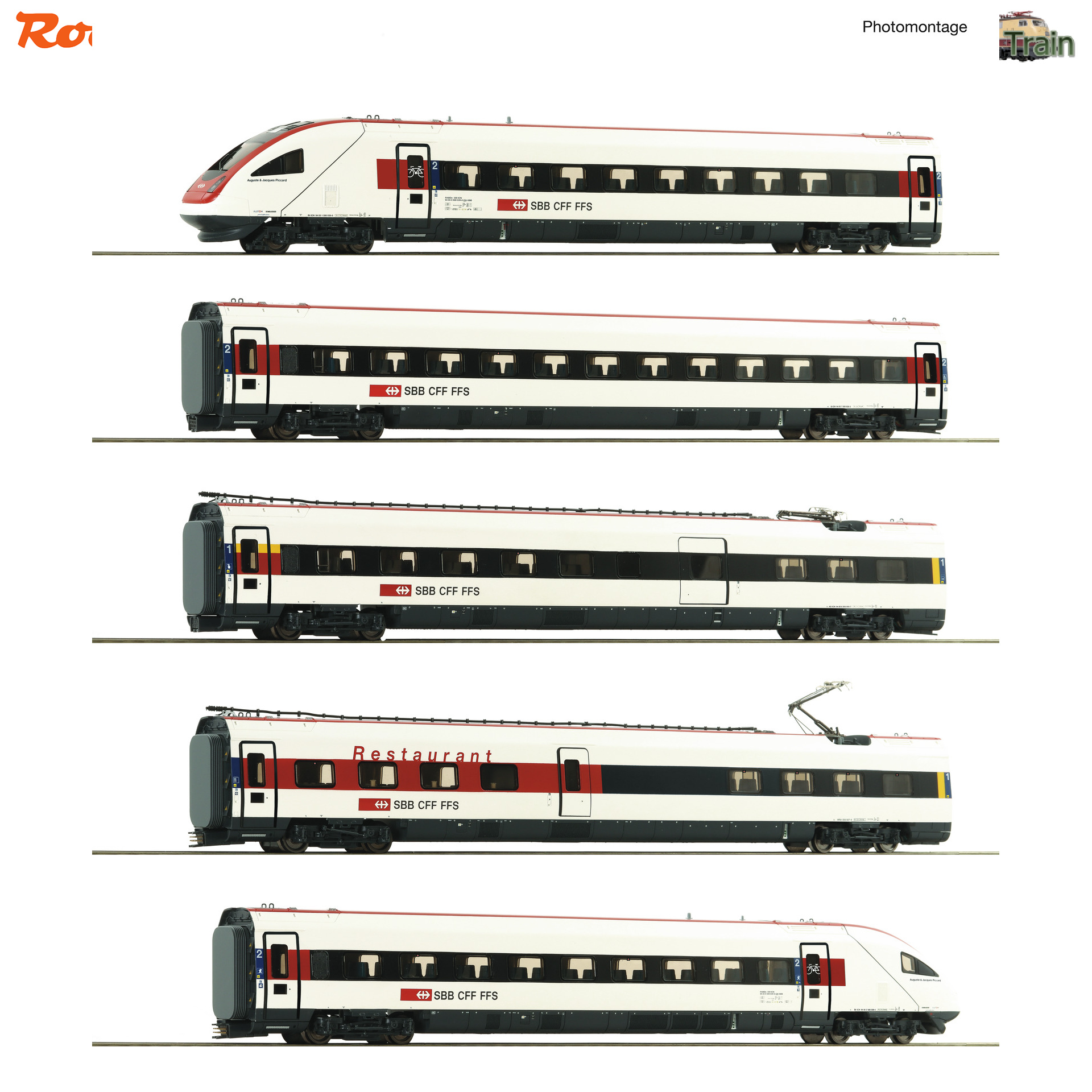 【予約】EMU RABDe 500 ICN  5輌セット SBB Ep6
