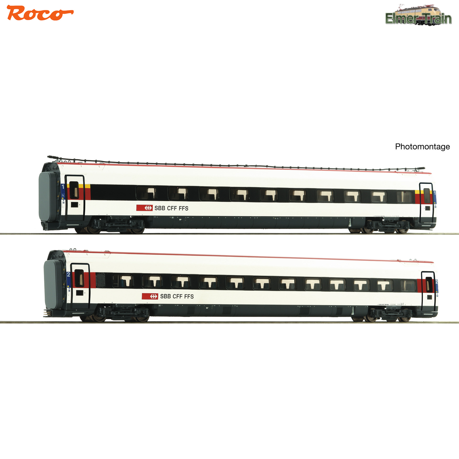 【予約】EMU RABDe 500 ICN  中間2輌セット SBB Ep6