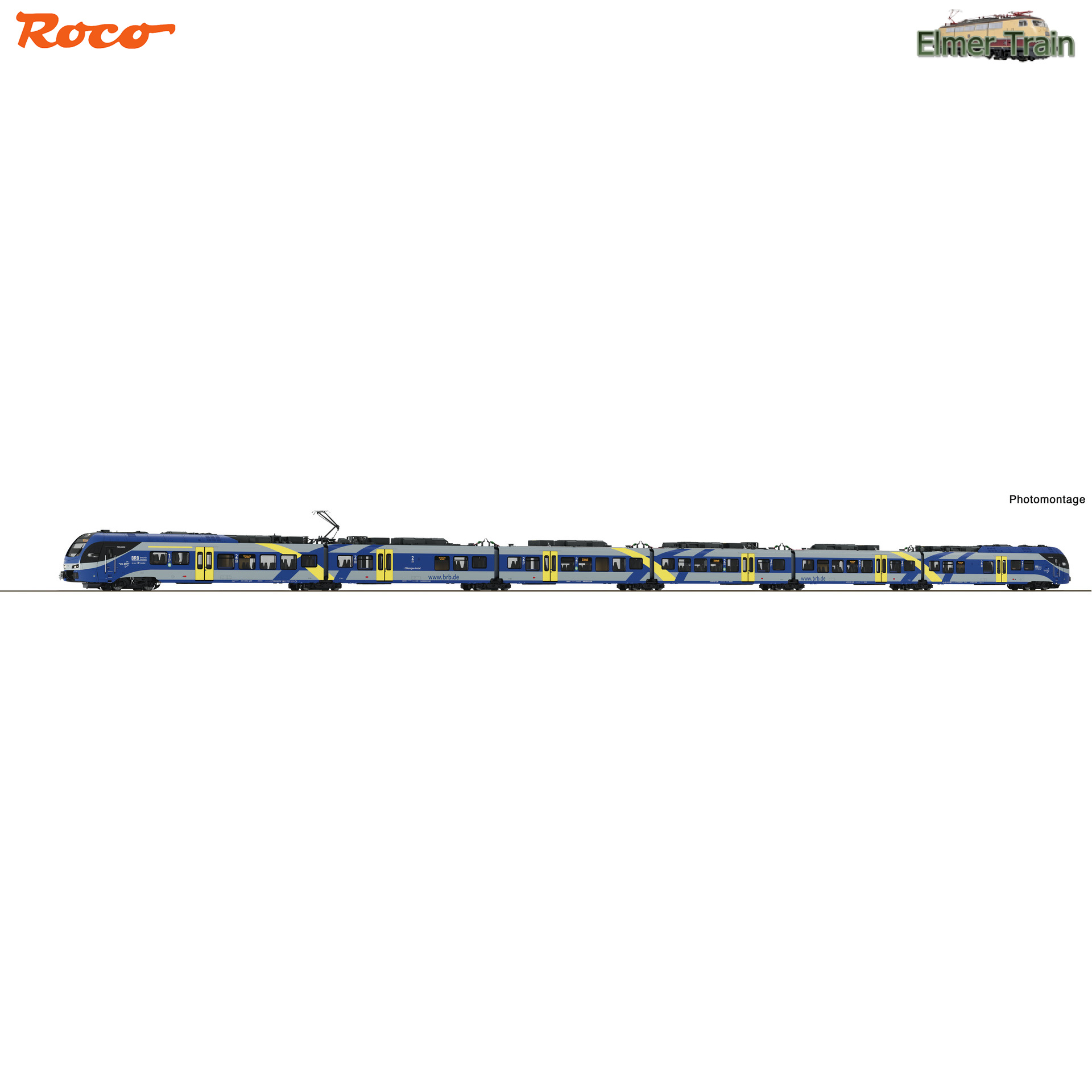 【予約】AC仕様 EMU FLIRT 3  6輌セット BRB Ep6 DCC Sound 室内照明付き