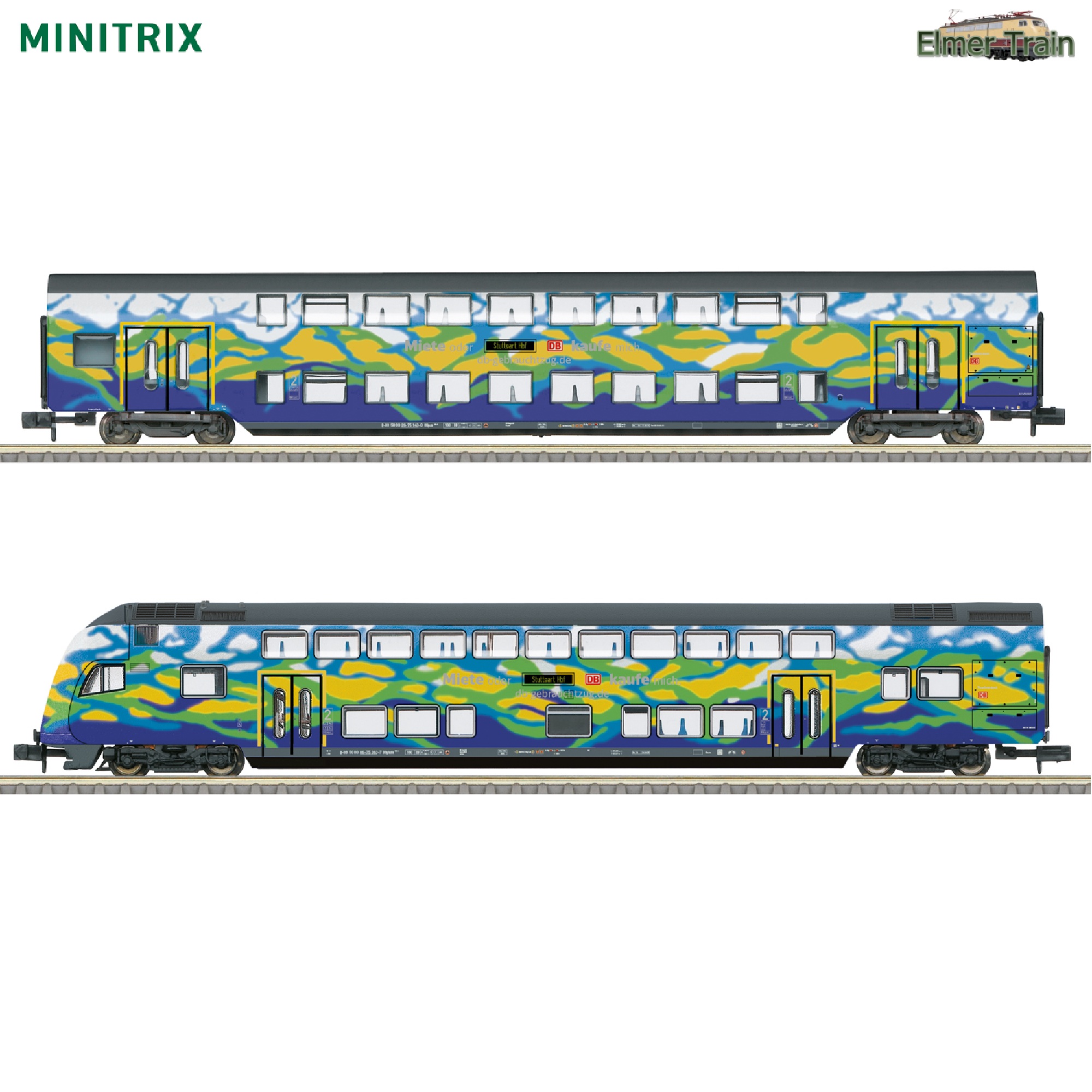 【予約】Touristik 二階建て客車 制御車入り2輌セット Ep6 DCC 室内灯付き
