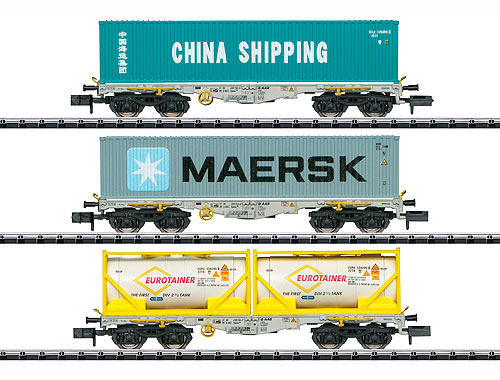 コンテナ貨車3輌セット AAE Ep6