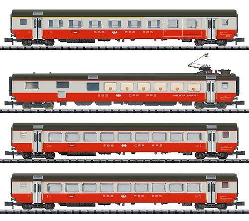 Swiss Express 客車セット1 基本4輌 SBB Ep4