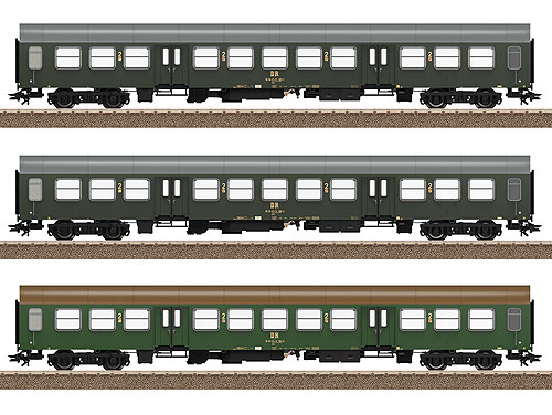 【予約】ハルバーシュタット 客車3輌セット DR Ep4 室内灯付き