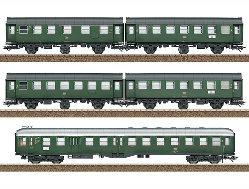 客車セット DB Ep4 DCC 室内照明付き ウェザリング仕様