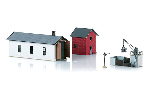 組立キット　支線の検修庫