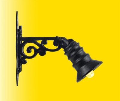 HO 街灯 壁面用 黒 LED電球色