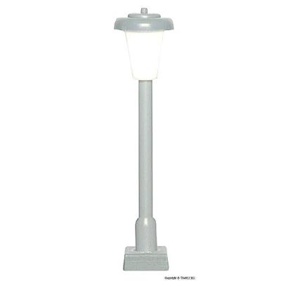 HO 街灯 グレー LEDホワイト　高さ49mm