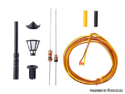 (N)公園街灯LEDキット(電球色) 高さ33mm