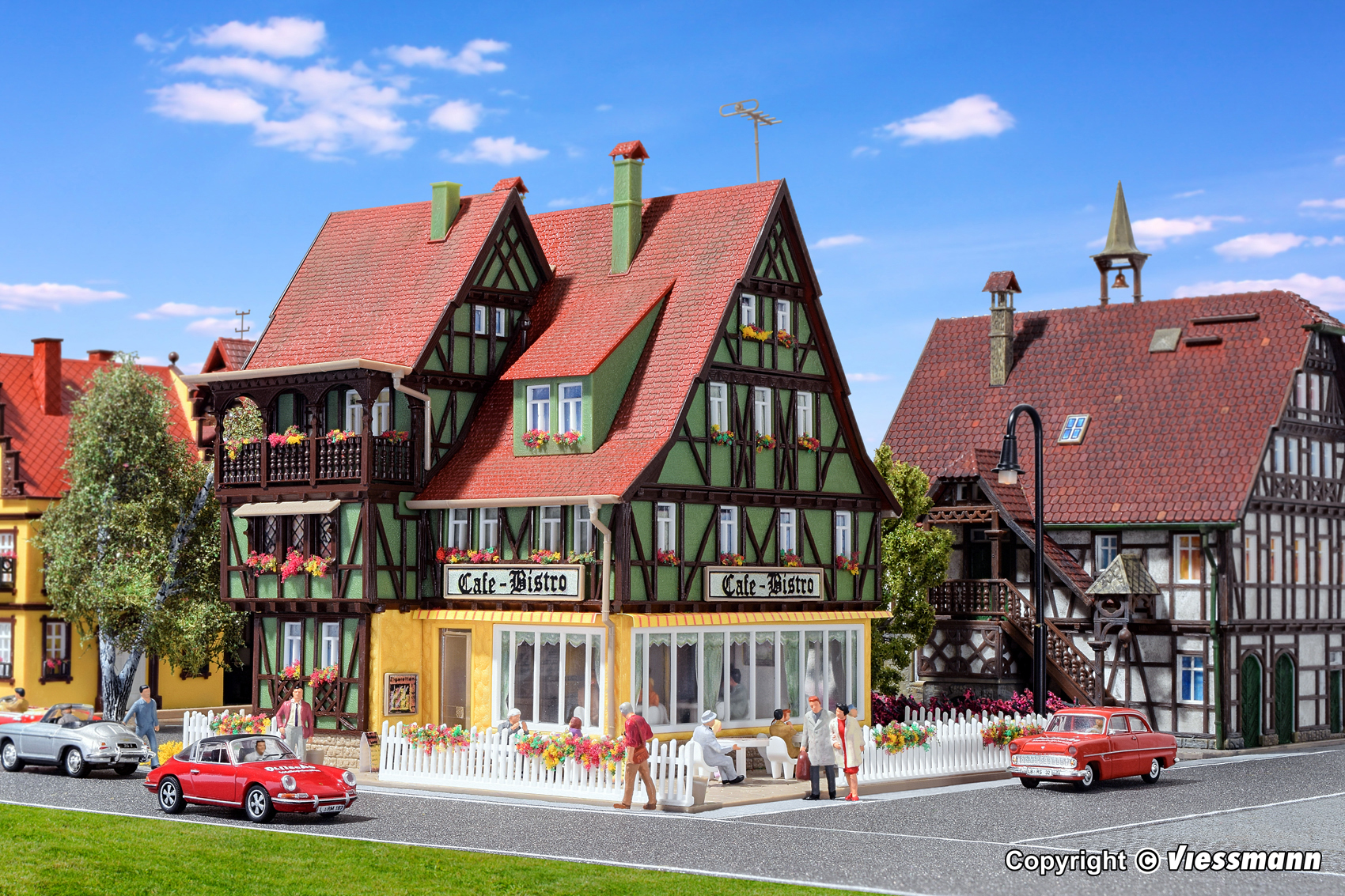 カフェ - ビストロ　室内照明付き