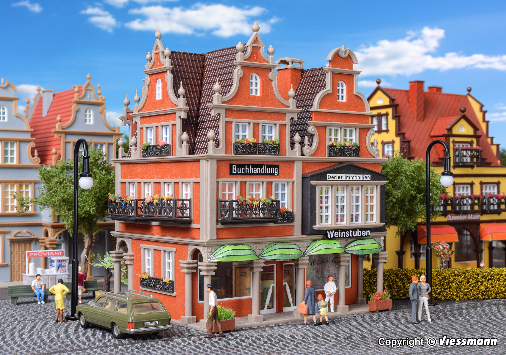 本屋 室内照明付き