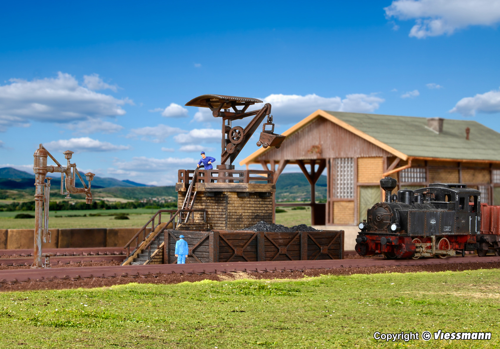 クレーン付き給炭設備