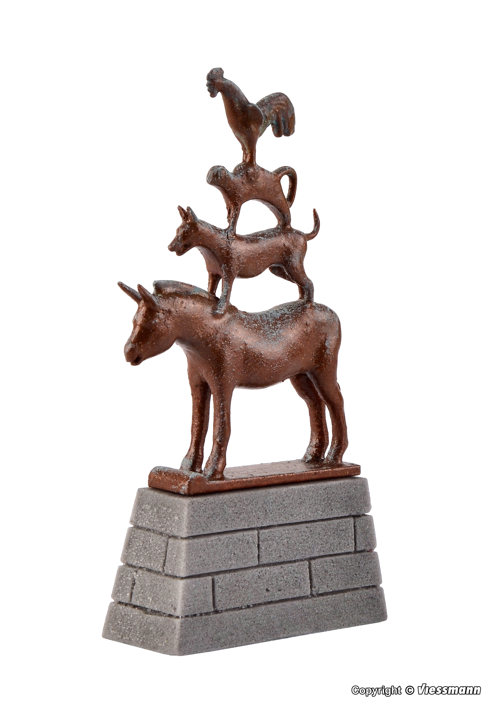 ブレーメンの音楽隊の像